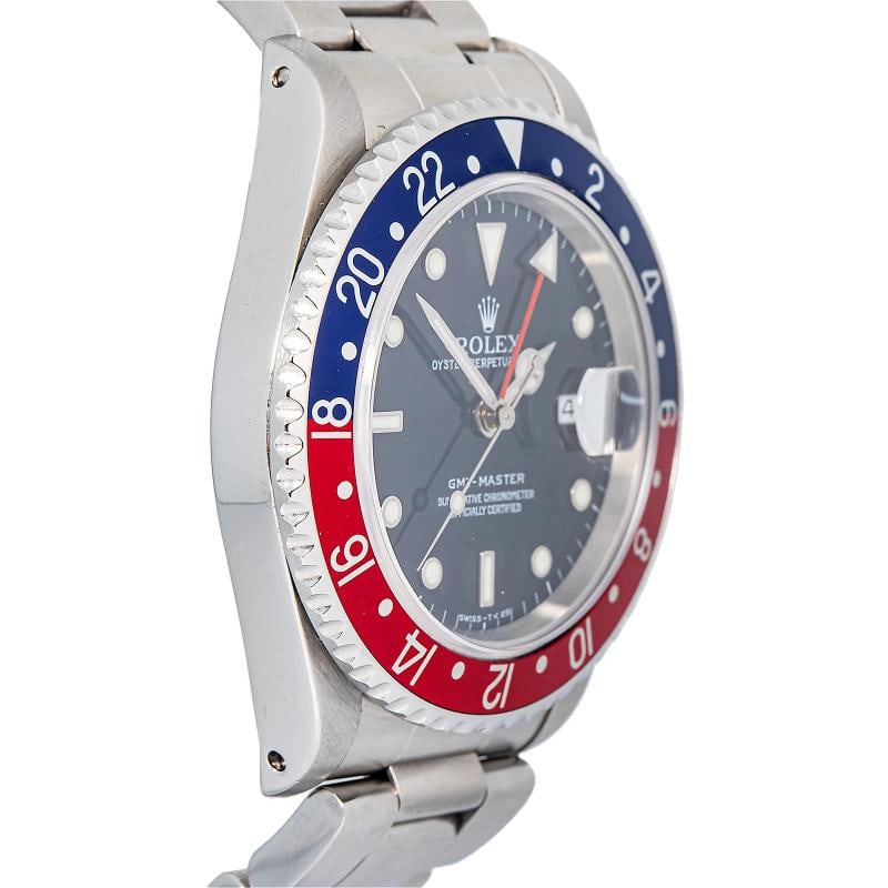 Rolex GMT-Master 16700 Oyster Pepsi SS Black Dial Auto Men's Watch 40mm - 4