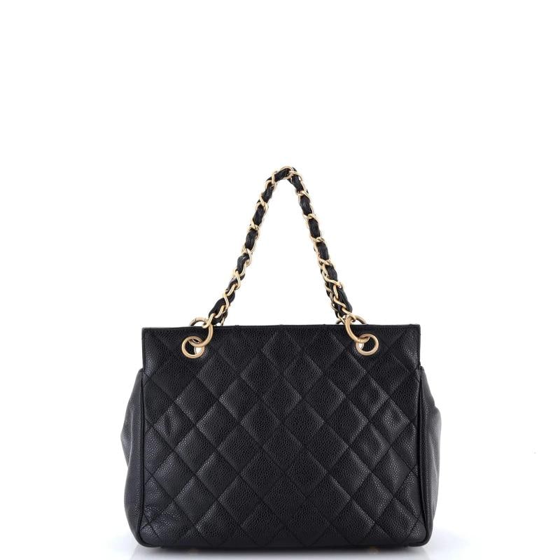 Chanel Petite Timeless Tote Quilted Caviar - 3