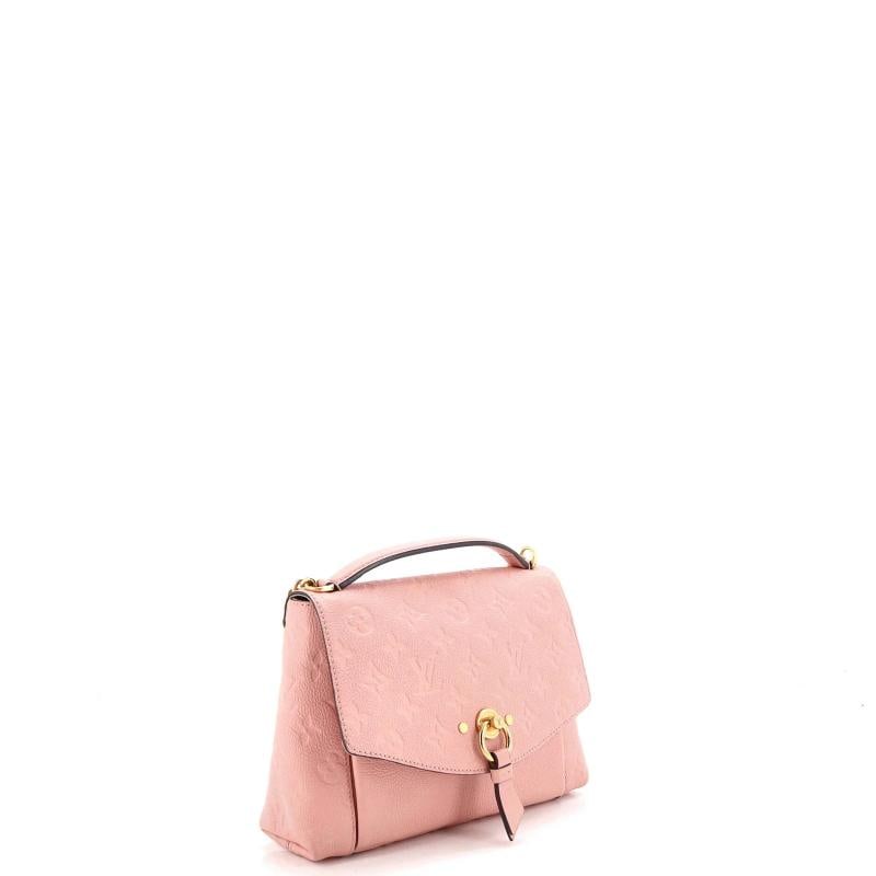 Louis Vuitton Blanche Handbag Monogram Empreinte Leather BB - 2
