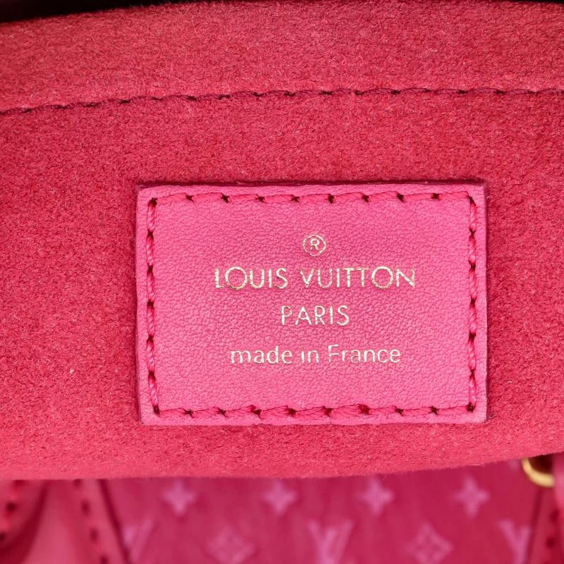 Louis Vuitton Speedy Bandouliere Bag Nanogram Embossed Leather 20 - 7