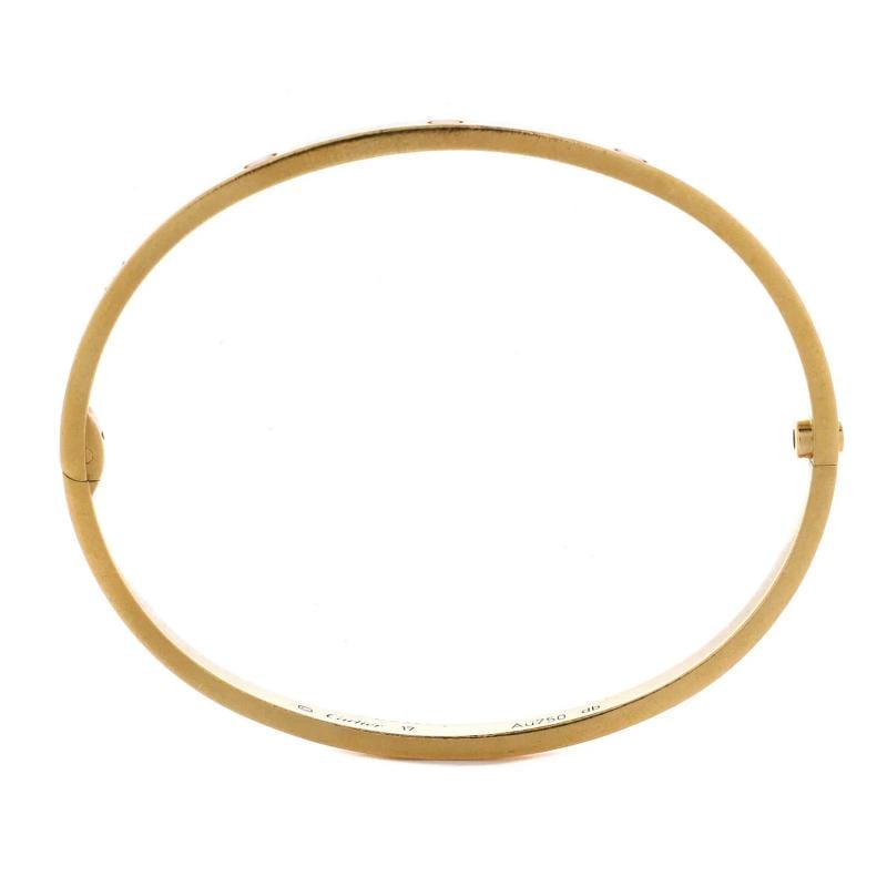 Cartier Love Bracelet 18K Yellow Gold Small - 3