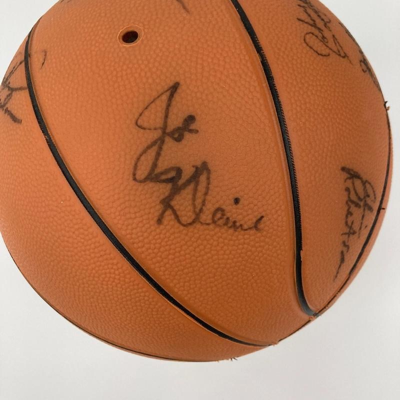 Michael Jordan 1984 Team USA Olympics Team Signed Basketball JSA COA - 10