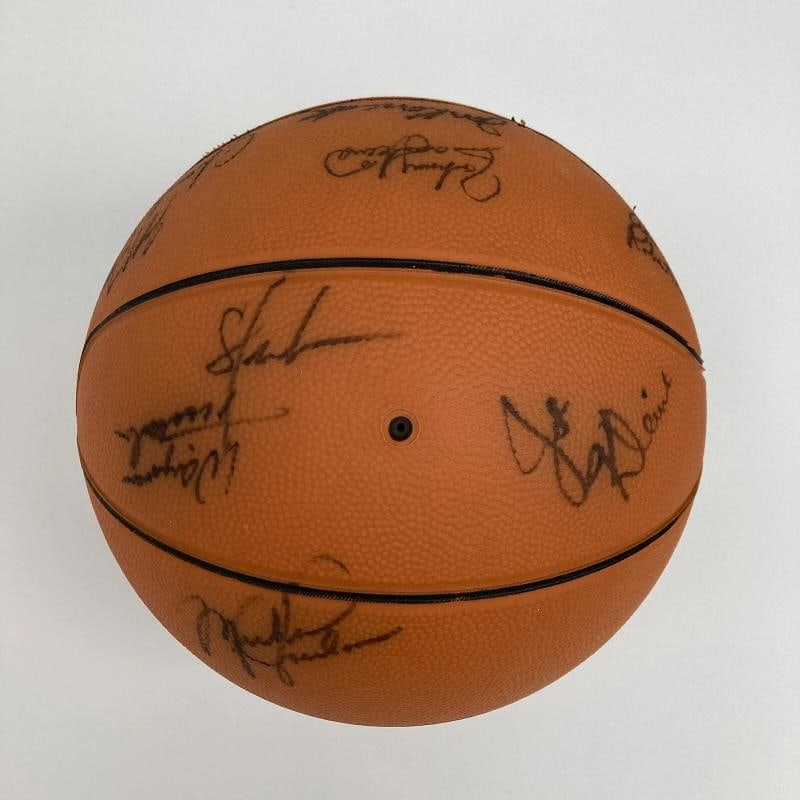 Michael Jordan 1984 Team USA Olympics Team Signed Basketball JSA COA - 12