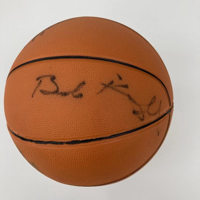 Michael Jordan 1984 Team USA Olympics Team Signed Basketball JSA COA - 5