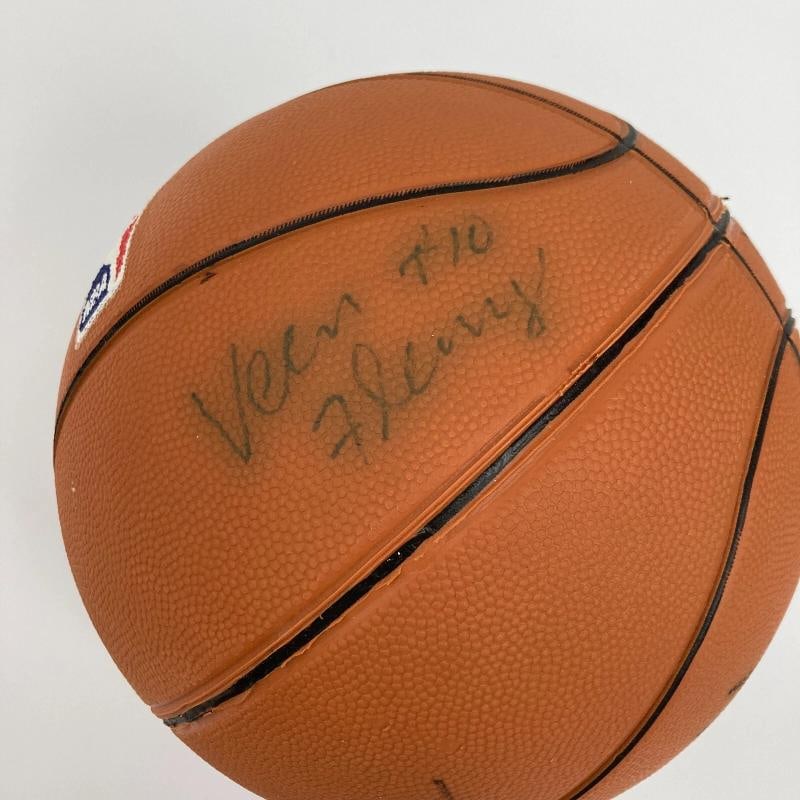 Michael Jordan 1984 Team USA Olympics Team Signed Basketball JSA COA - 6