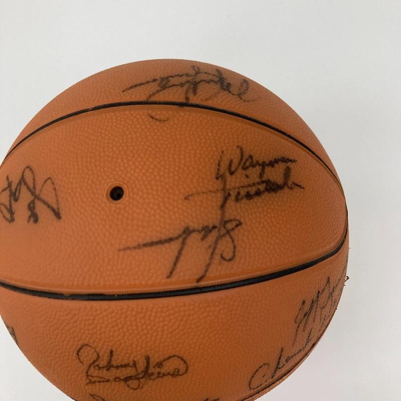 Michael Jordan 1984 Team USA Olympics Team Signed Basketball JSA COA - 9