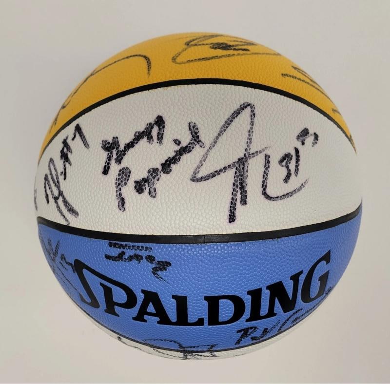 Kobe Bryant Shaq Tim Duncan 2005 All Star Game Team Signed Basketball Beckett - 6