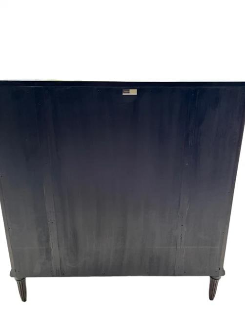 Dessin Fournir Aline Demilune Cabinet Mahogany & Macassar WITH KEY!! - 9