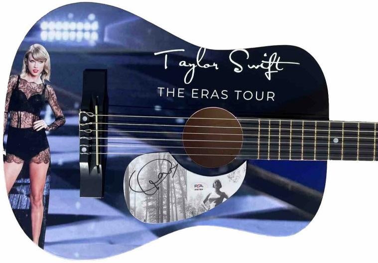 Taylor Swift Signed Custom Guitar (PSA): Taylor Swift Signed Custom Guitar (PSA)