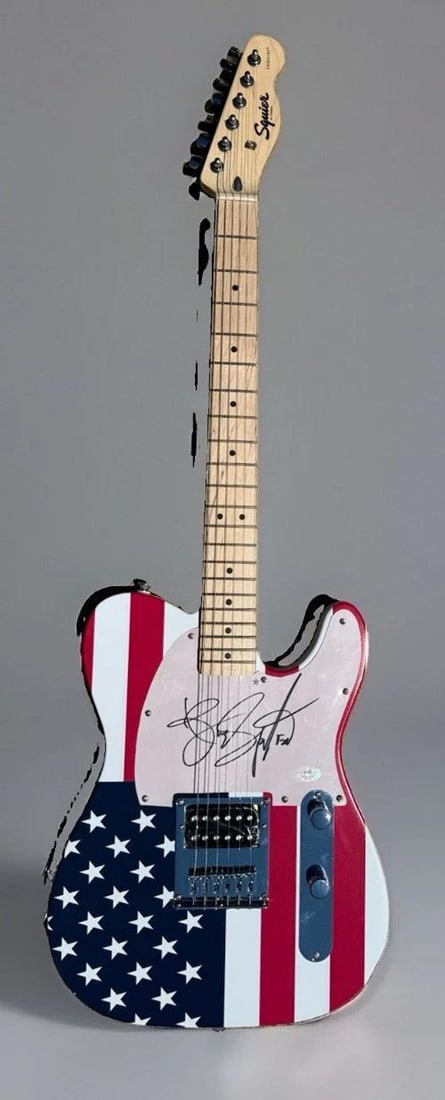 Bruce Springsteen Signed Fender Telecaster Guitar PSA/DNA - 2