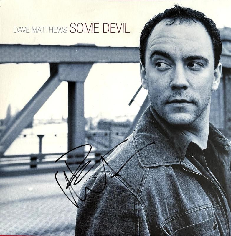 DAVE MATTHEWS Signed SOME DEVIL Vinyl Record Album PSA DNA COA (1 of 5)