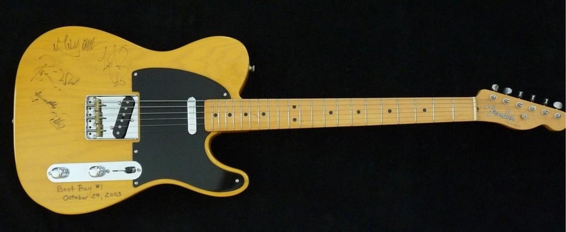 The Rolling Stones: Mick Jagger, Keith Richards, Ronnie Wood & Charlie Watts Signed Guitar (Beckett (1 of 12)