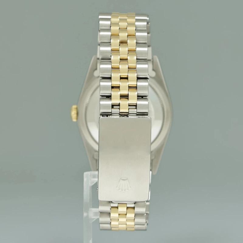 DIAMOND Pearl Rolex DateJust 16233 Two-Tone Yellow Gold Jubilee Watch Box - 5