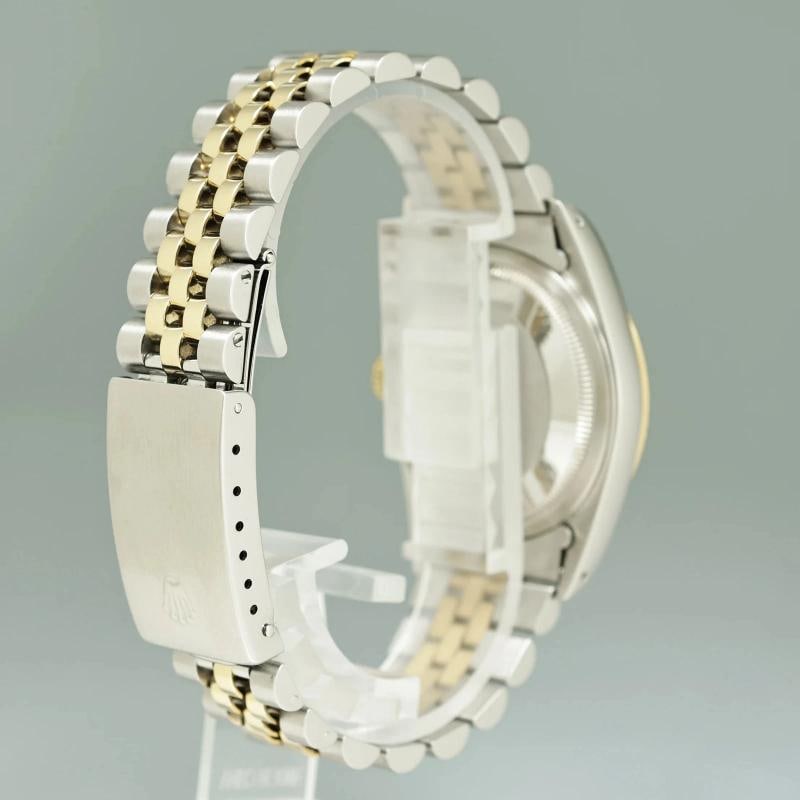 DIAMOND Pearl Rolex DateJust 16233 Two-Tone Yellow Gold Jubilee Watch Box - 6