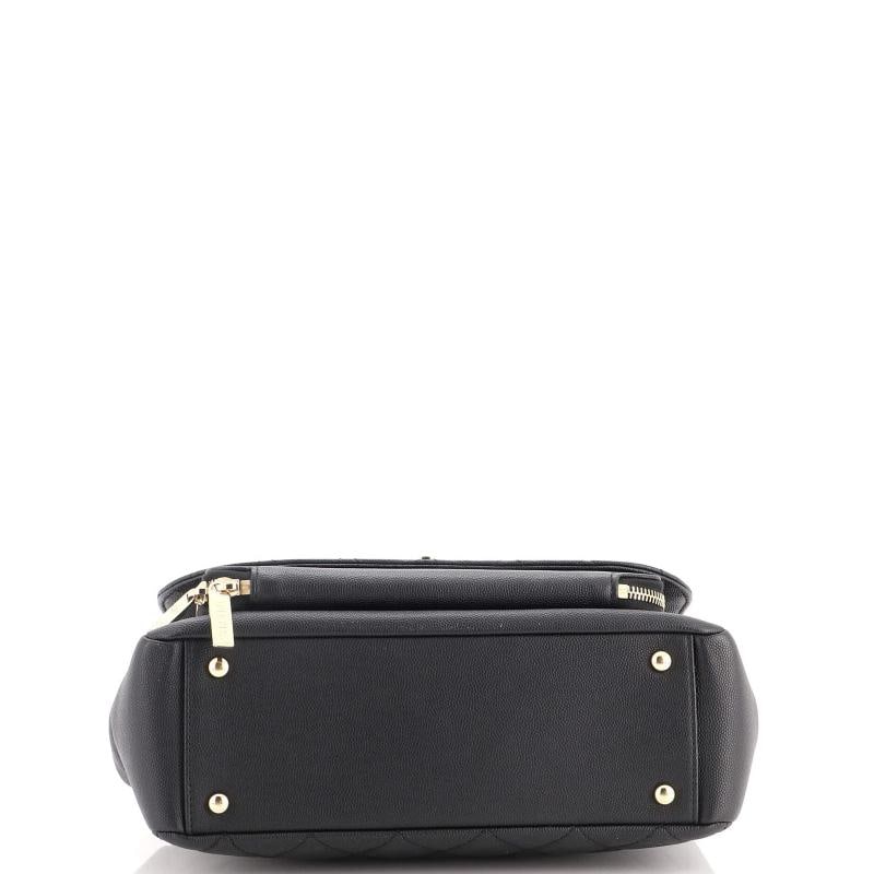 Chanel Business Affinity Flap Bag Quilted Caviar Large - 4