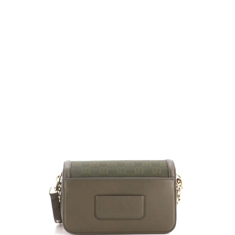 Gucci Go Shoulder Bag GG Canvas with Leather Small - 3