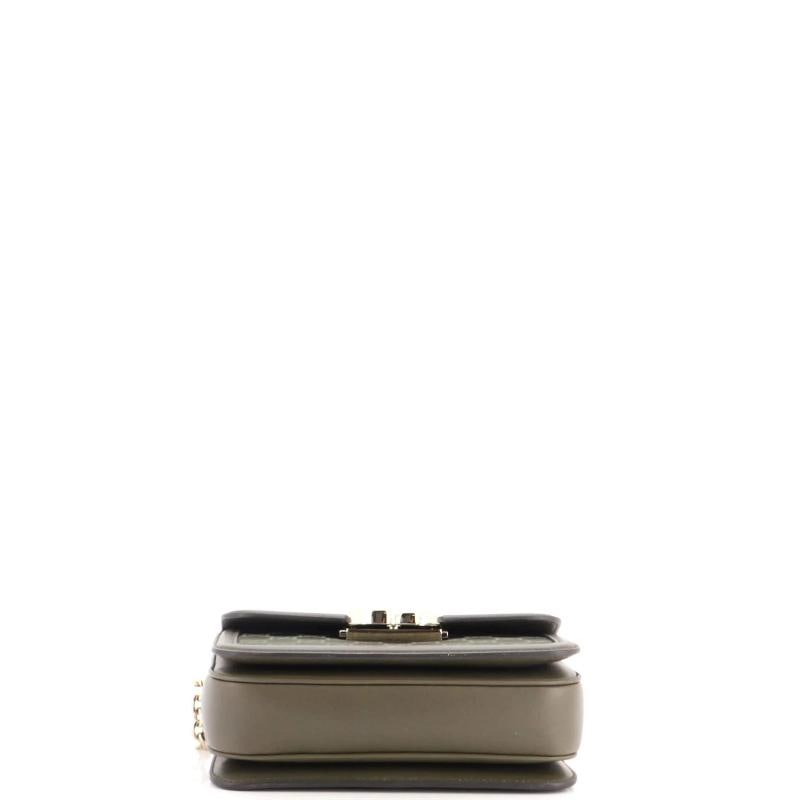 Gucci Go Shoulder Bag GG Canvas with Leather Small - 4