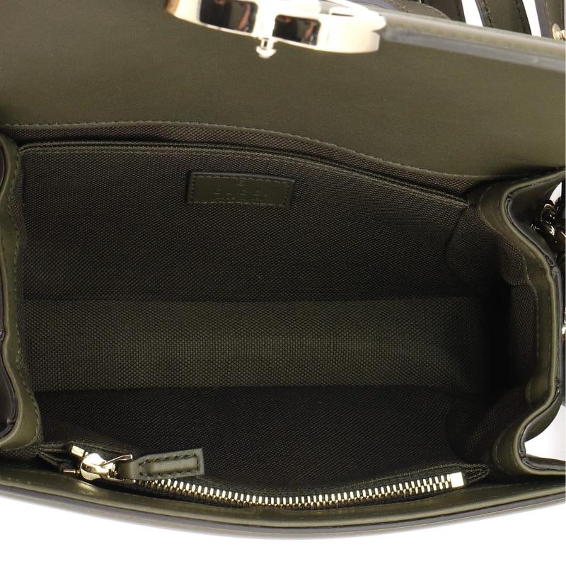 Gucci Go Shoulder Bag GG Canvas with Leather Small - 5