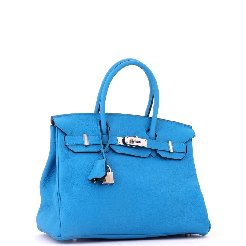 Hermes Birkin Handbag Verso Togo with Palladium Hardware 30 - 3