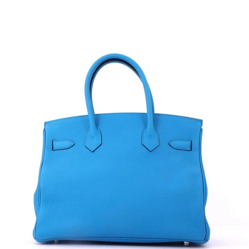 Hermes Birkin Handbag Verso Togo with Palladium Hardware 30 - 4