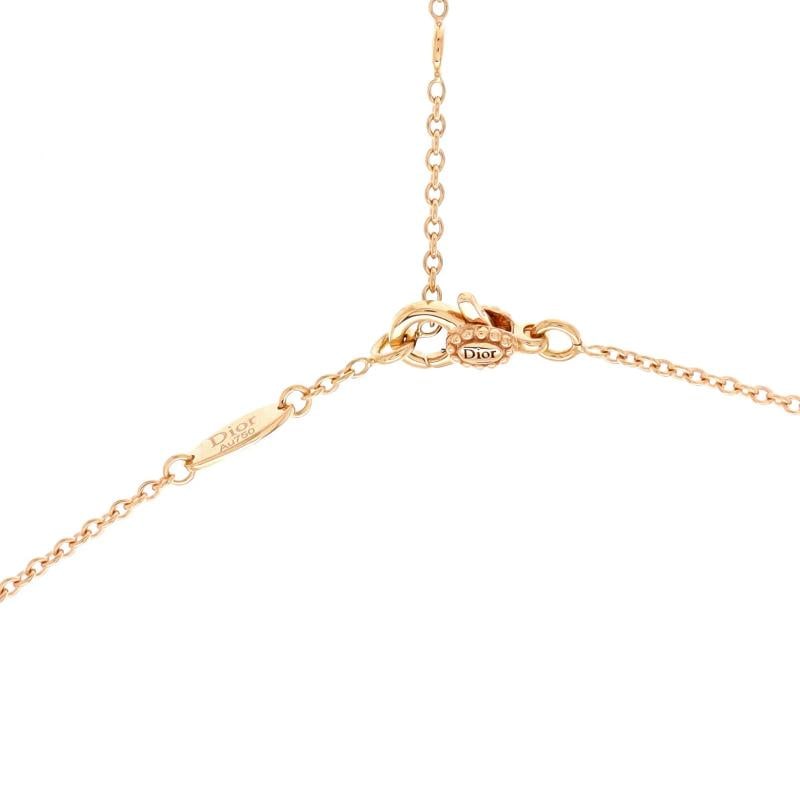 Christian Dior Rose des Vents Pendant Necklace 18K Rose Gold with Diamond - 3