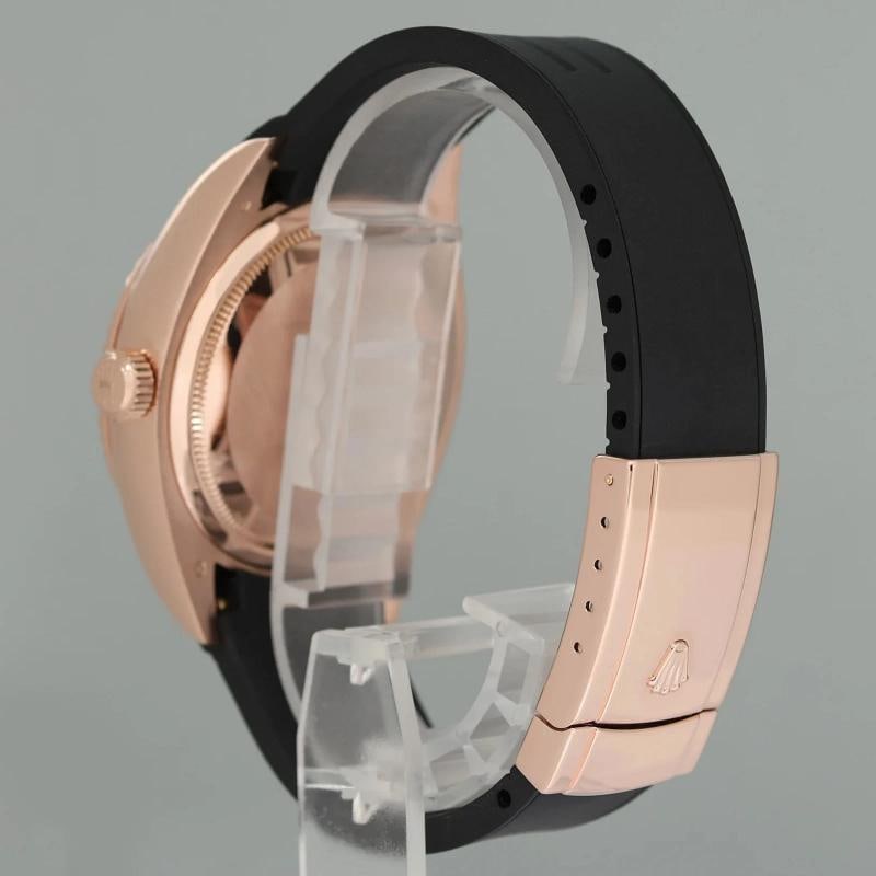 MINT ROLEX SKY DWELLER ROSE GOLD 326135 CHOCOLATE 42MM RUBBER WATCH BOX - 4