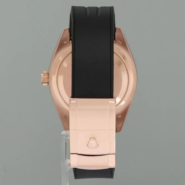 MINT ROLEX SKY DWELLER ROSE GOLD 326135 CHOCOLATE 42MM RUBBER WATCH BOX - 5