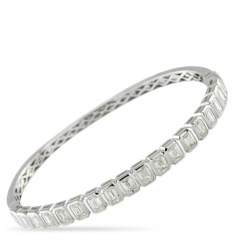 18K White Gold 5.90ct Diamond Bracelet (1 of 3)
