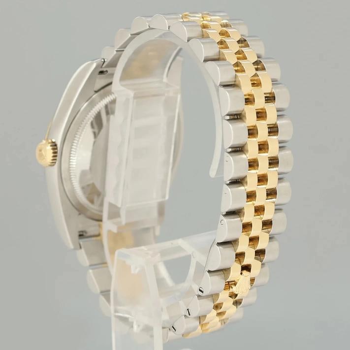2010 MINT Rolex DateJust 116233 Jubilee Two Tone Gold Steel White Stick 36mm - 4