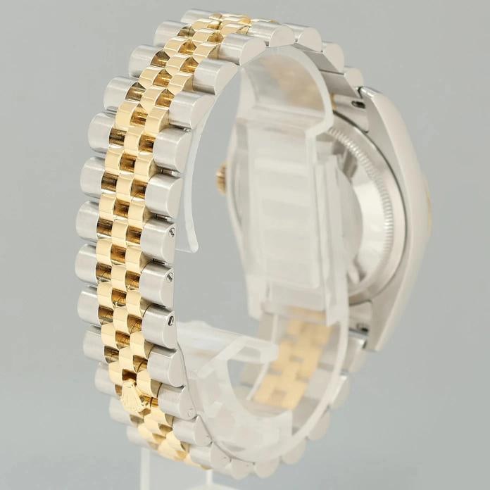 2010 MINT Rolex DateJust 116233 Jubilee Two Tone Gold Steel White Stick 36mm - 6