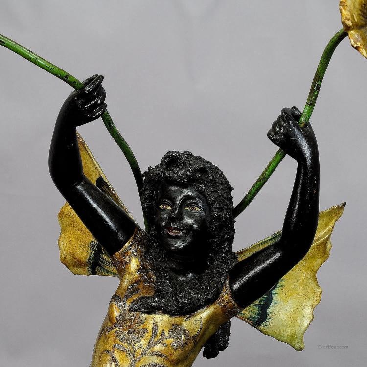 19th Century Venetian Grotto Table with Fairy Tale Elf - 4