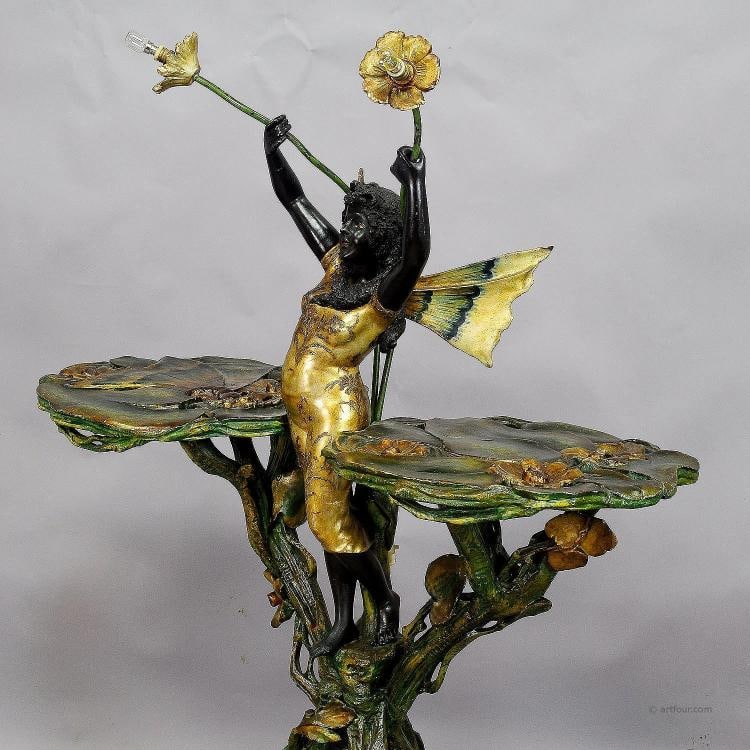 19th Century Venetian Grotto Table with Fairy Tale Elf - 5