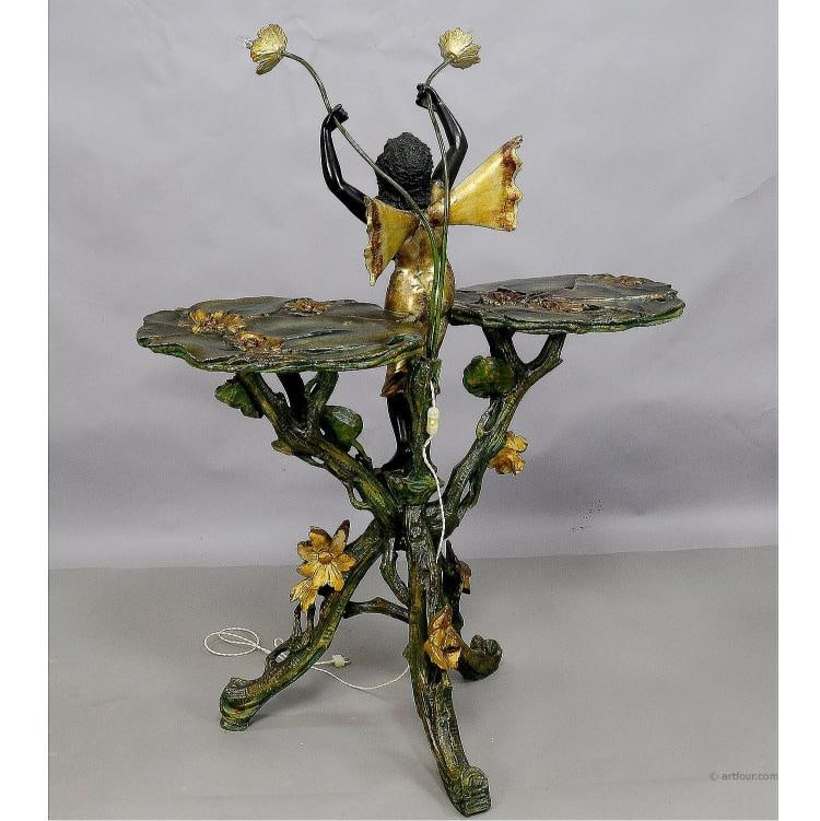19th Century Venetian Grotto Table with Fairy Tale Elf - 6