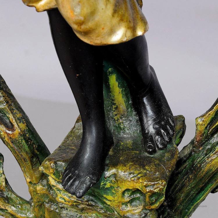 19th Century Venetian Grotto Table with Fairy Tale Elf - 8