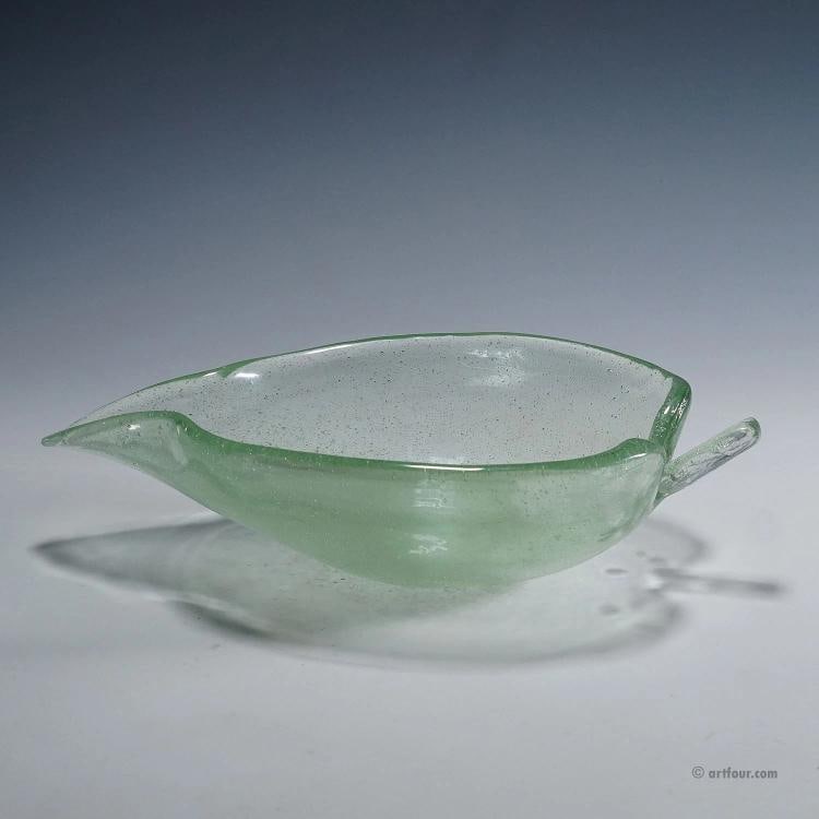 A Rare Art Glass bowl by Tyra Lundgren for Venini, Murano 1937 - 3