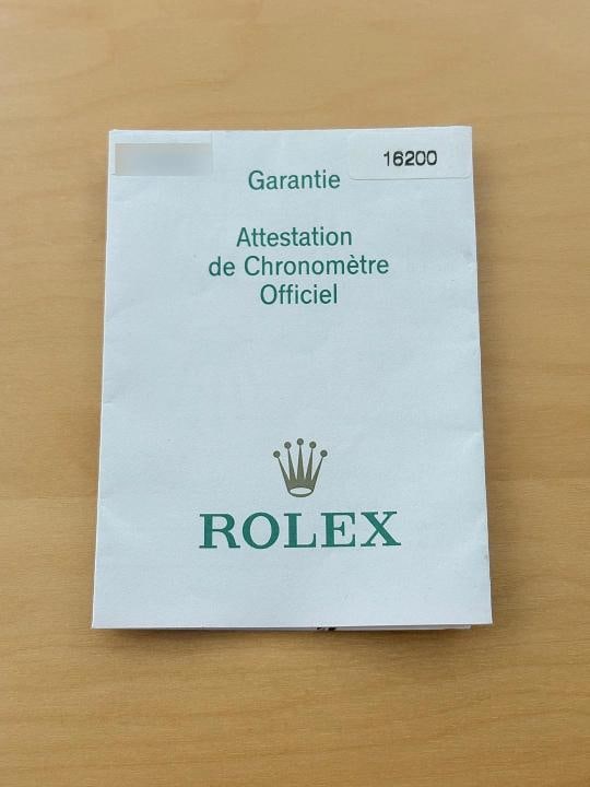 2004 PAPER ROLEX MENS DATEJUST 16200 36MM BLACK DIAL STEEL OYSTER WATCH - 7