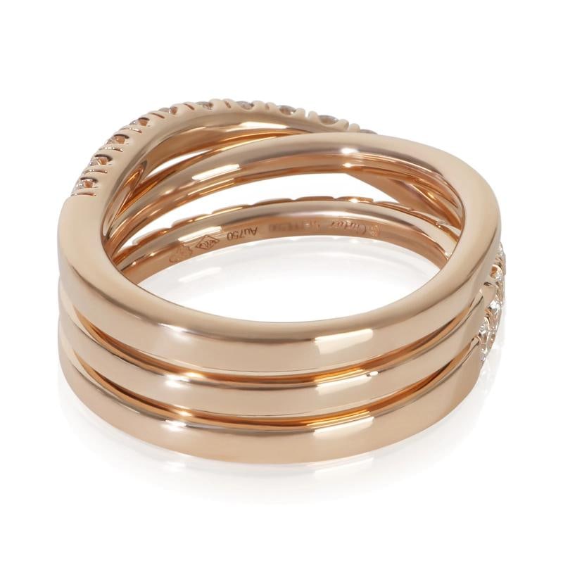 Cartier Rose Gold Diamond Etincelle Ring - 3