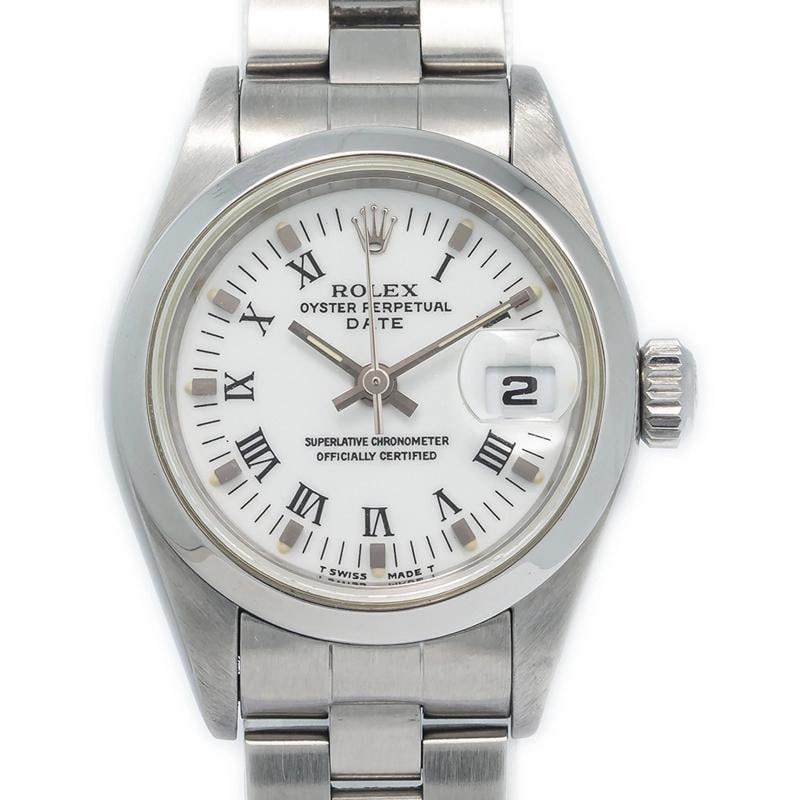 Rolex DateJust 69160 Stainless Oyster Auto White Dial Women Watch 26mm: Condition: Pre-owned - Good: This item has been gently used but is in good condition. It might have a few signs of wear, like light scratches or tarnishing. ,Brand: Rolex,Type: Wristwatch,REFERENCE: 6