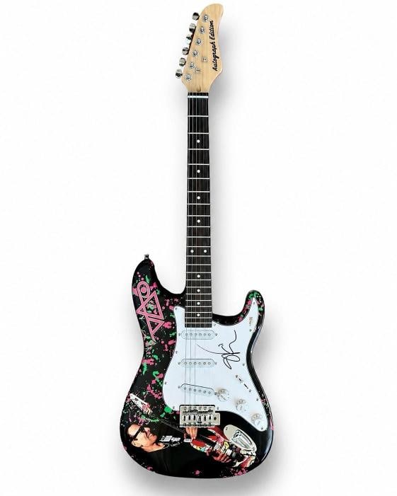Steve Vai Signed Guitar Custom Graphics JSA COA For the Love of God - 2