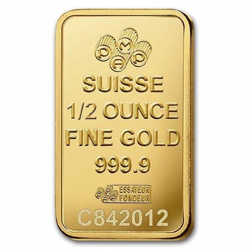 1/2 oz Gold Bar PAMP Lady Fortuna VeriscanÃ‚Â® (In Assay) .9999 Fine - 4