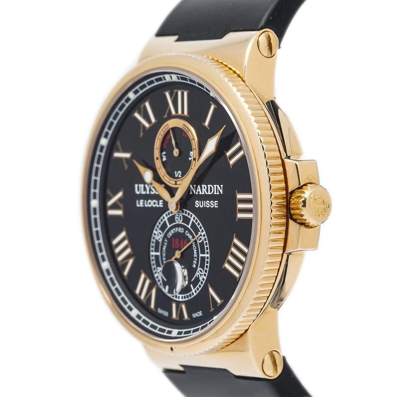 Ulysse Nardin Maxi Marine Chronometer 266-67 18k Rose Gold Men Watch 43mm - 3