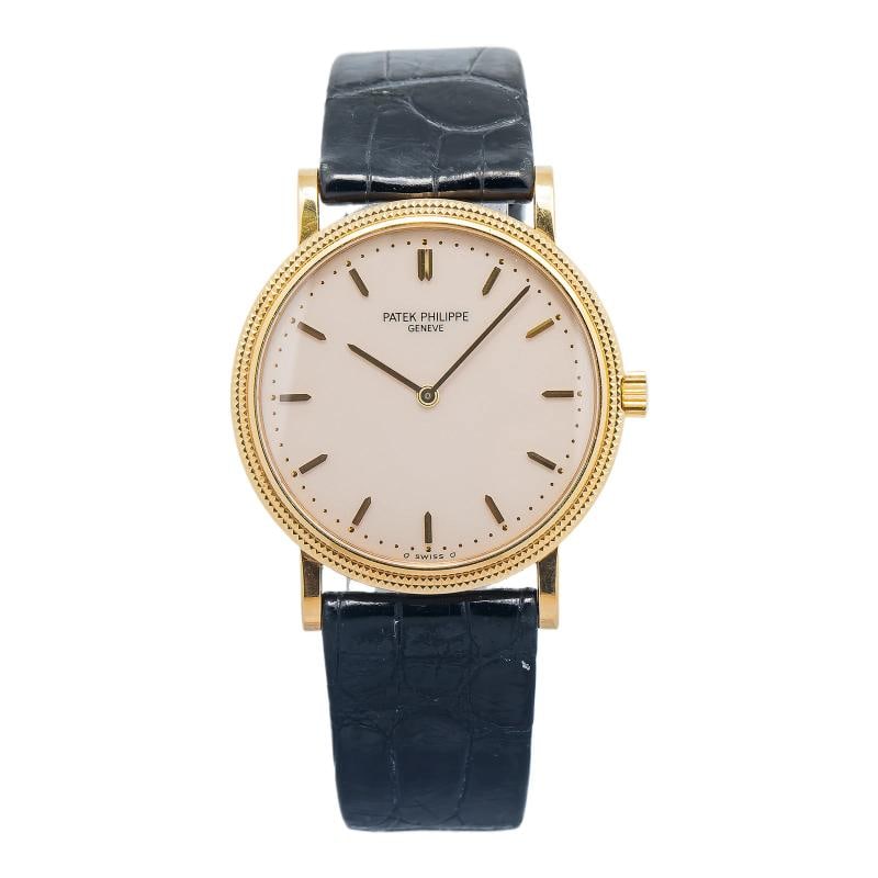 Patek Phillippe Calatrava 3992J 18k Yellow Gold Automatic Unisex Watch 34mm: Case Size 34mm Wrist Fit 8inches Box no Papers no Condition Ã¢â‚¬â€ Excellent Full Specifications Brand Patek Phillippe Model Calatrava Customized no Gender 
