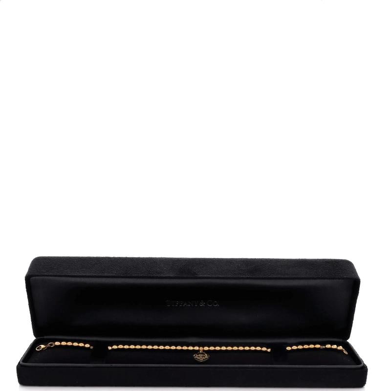 Tiffany & Co. Return To Tiffany Heart Tag Bead Bracelet 18K Yellow Gold Mini - 3