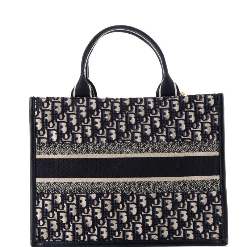 Christian Dior Book Tote with Strap Oblique Canvas Medium - 3