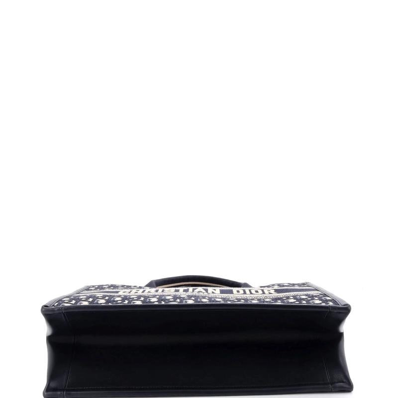 Christian Dior Book Tote with Strap Oblique Canvas Medium - 4