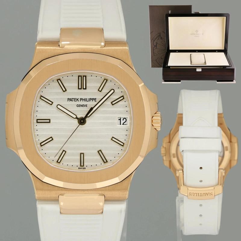 MINT Patek Philippe Nautilus 5711J White 18k Yellow Gold 5711J-001 Watch Box (1 of 7)