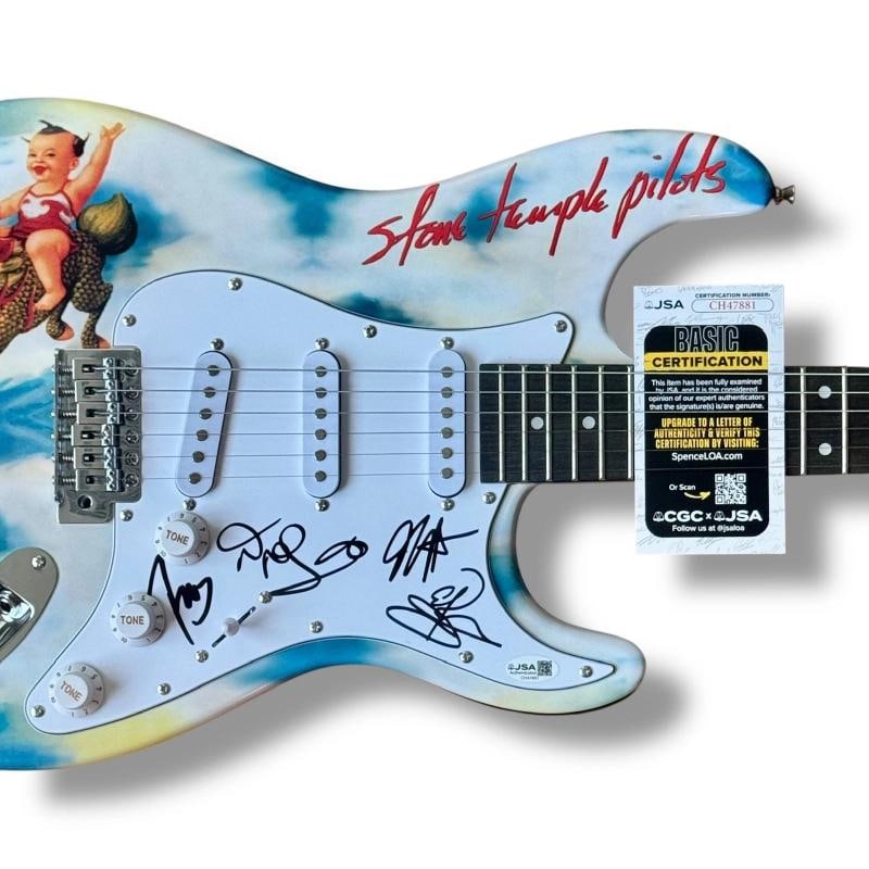 Stone Temple Pilots Signed Guitar Custom JSA COA Robert Dean DeLeo Kretz Gutt 4 - 2