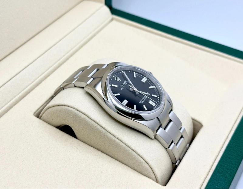 2025 Rolex Oyster Perpetual 126000 36mm Black Dial Stainless Steel Box Papers - 5