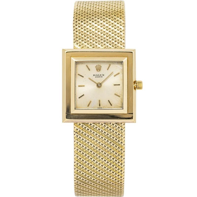 Rolex Vintage 22961 18K Manual Winding champagne Dial Unisex's Watch 28mm - 2