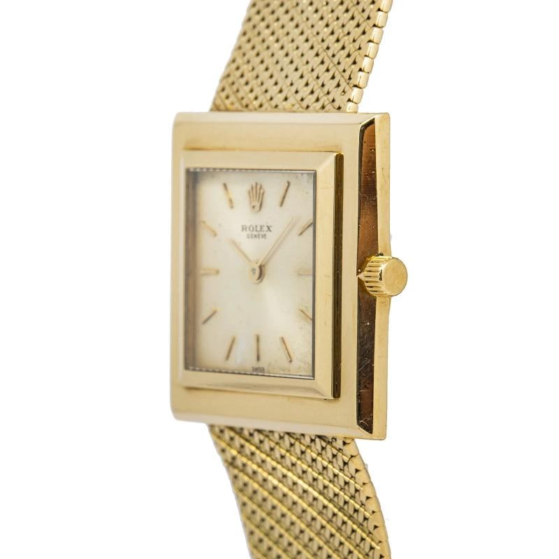 Rolex Vintage 22961 18K Manual Winding champagne Dial Unisex's Watch 28mm - 3